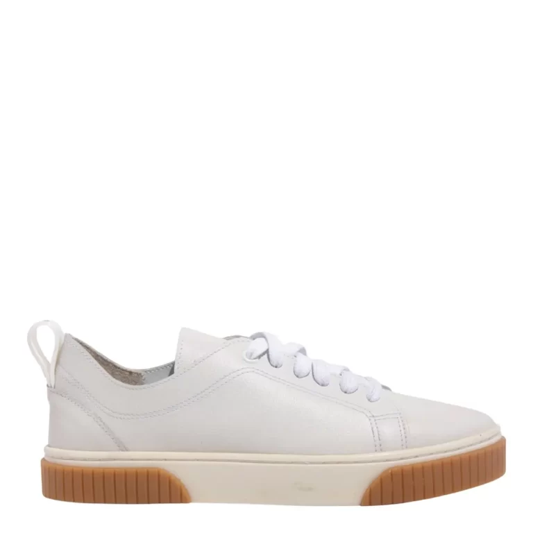 Tênis Santa Lolla Couro Floater Liso Branco