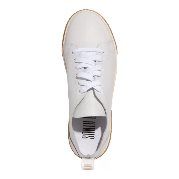 Tênis Santa Lolla Couro Floater Liso Branco - Image 4