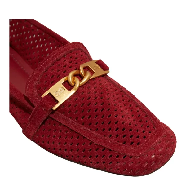 Mocassim Couro Camurça Vermelho New Ruby - Image 3