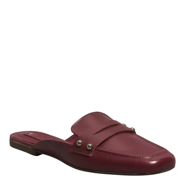 Mule Santa Lolla Couro Nobre Soft Vermelho Bordô - Image 2